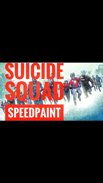 SHORTS Speedpaint; ☠️ The Suicide Squad timelapse #shorts