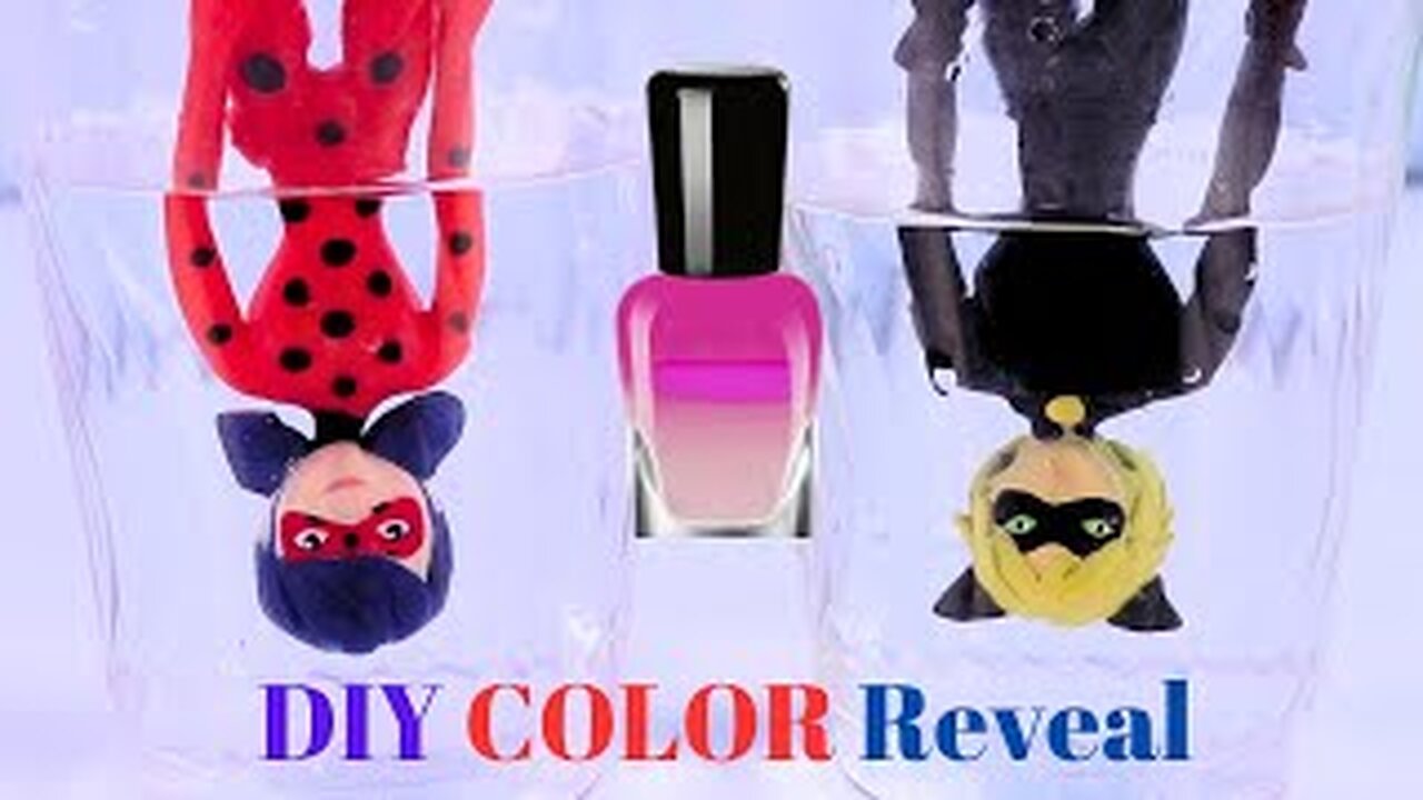 Miraculous Ladybug & Cat Noir Nail Polish Color Change