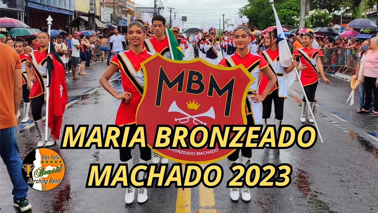 BANDA MARCIAL MARIA BRONZEADO MACHADO 2023 - DESFILE CÍVICO 2023 NO BAIRRO DE MANGABEIRA-PB.