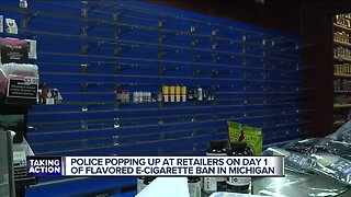 Michigan ban on flavored vaping products in effect today