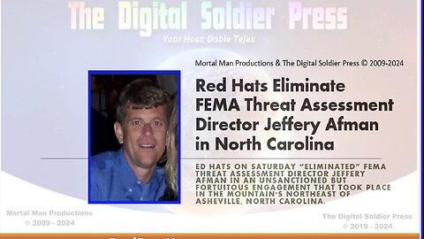 Red Hats Eliminate FEMA TAD Jeffrey Afman in North Carolina