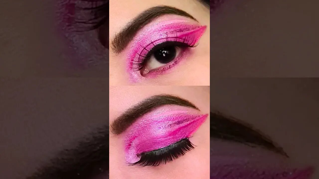 Barbie Creative Eye Art Makeup Design #shorts #short #viral #makeup #trending #eyemakeup