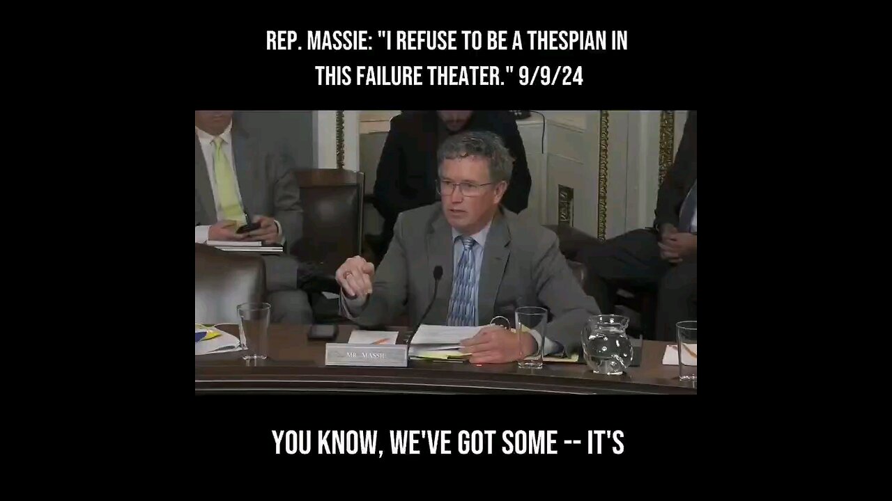 representative Massey speaking the truth.