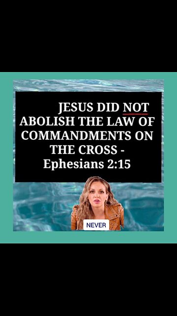 THE 10 COMMANDMENTS STILL APPLY