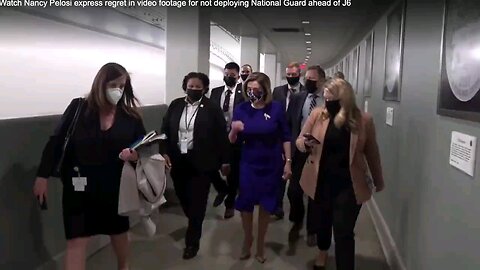 SHOCK REPORT: Footage emerges of Pelosi on J6 ADMITTING FAULT that the Capitol was not secure.