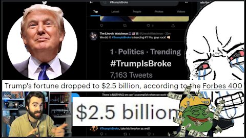 Media Is BROKEN As They Claim Billionaire President #TrumpIsBroke