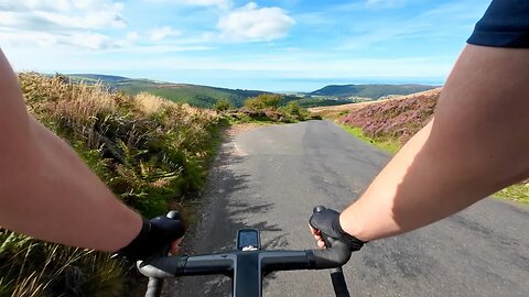 Cycling up the EASY Side of Dunkery on a Scenic Bike Ride