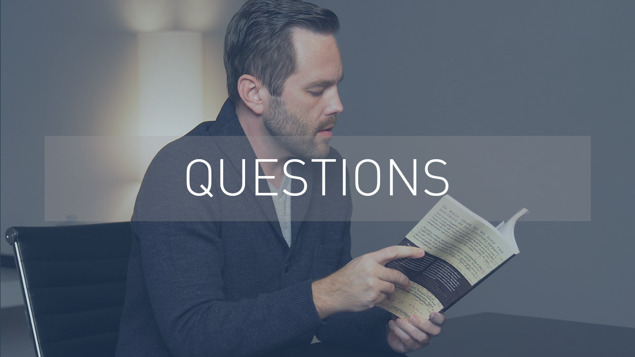 Unaddressed Questions - Sola Scriptura