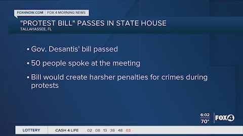 Protest bill passed in State House