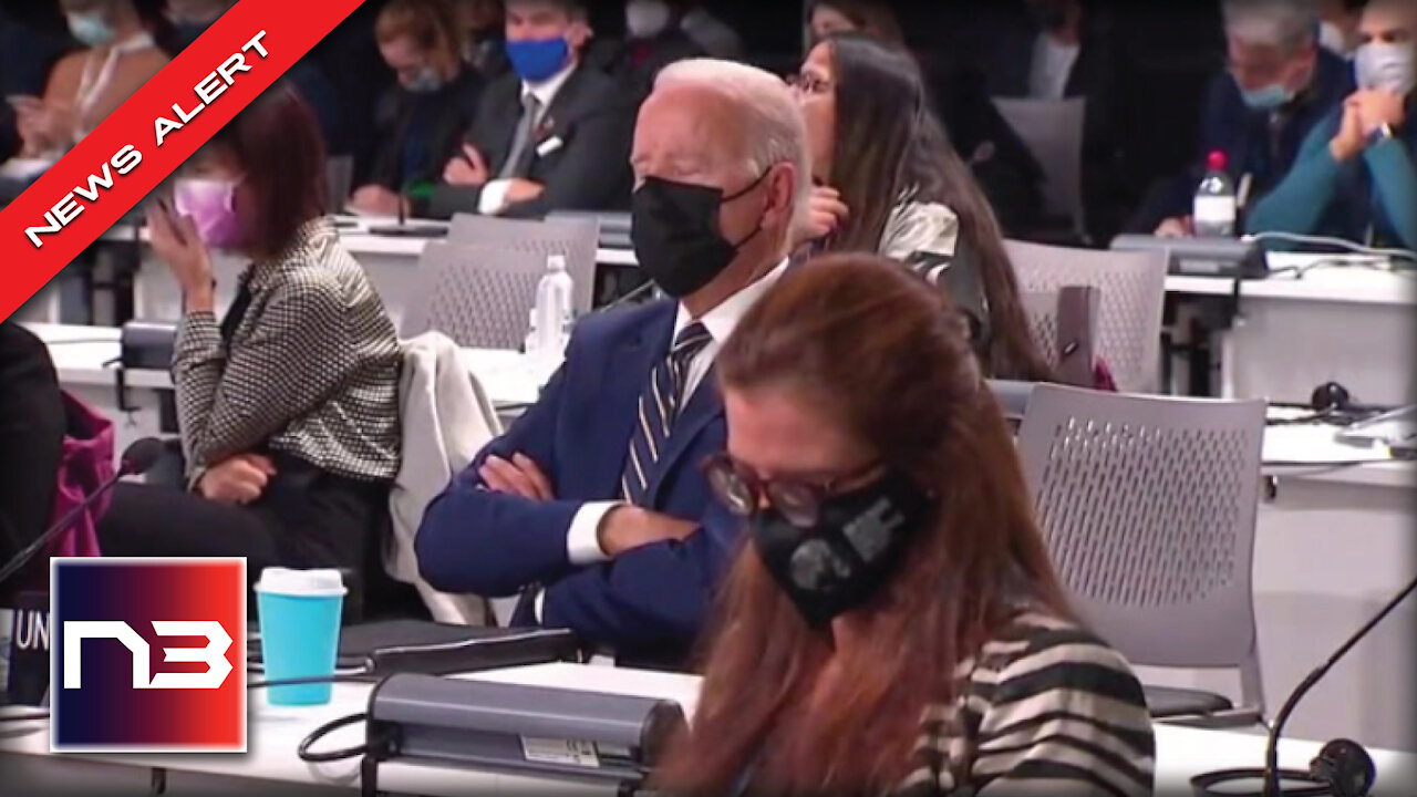 Biden Caught Sleeping Through UN Climate Speech