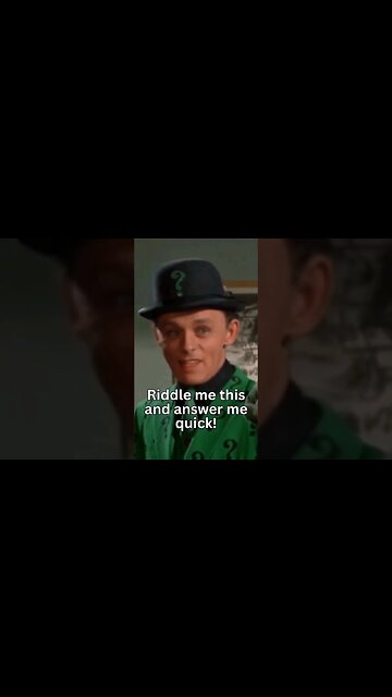 Riddlers craziest riddle yet...#riddler#meme #reels #batman #lol #dccomics #trending#funny #lgbtq