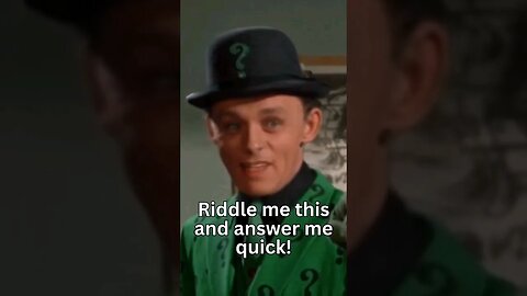 Riddlers craziest riddle yet...#riddler#meme #reels #batman #lol #dccomics #trending#funny #lgbtq