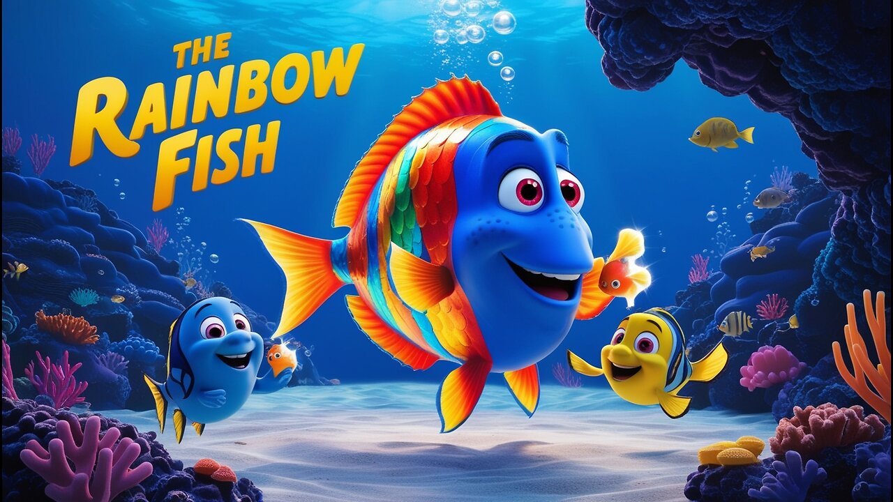 "The Rainbow Fish | Beautiful Animated Story for Kids | Lesson on Sharing and Friendship"