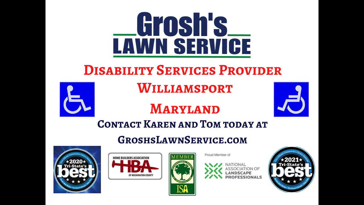 Disability Services Williamsport Maryland Provider Landscaping Contractor