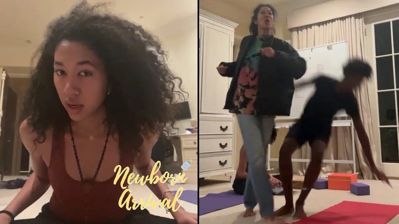 Kimora Lee Simmons Gets Ran Out Of Aoki & Kenzo's Yoga Session! 😂