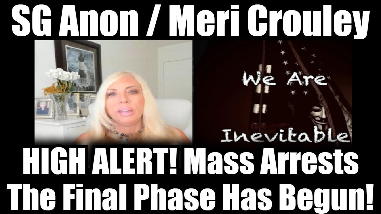 SG Anon HIGH ALERT: Mass Arrests! The Final Phase Has Begun!