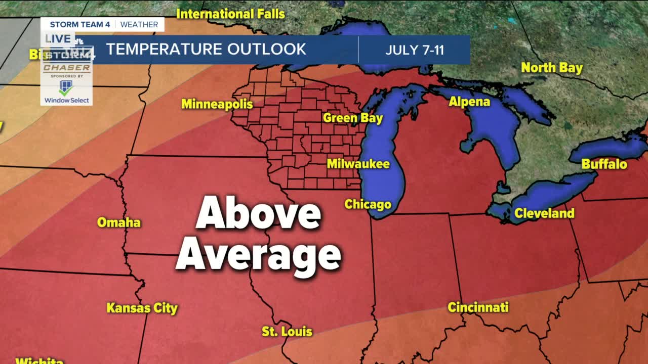 Humidity continues into the holiday weekend