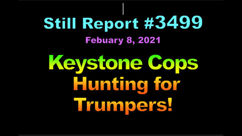 Keystone Cops Hunting for Trumpers, 3499