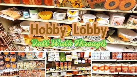 Hobby Lobby Walk Through | Fall Decor | Fall 2023 |