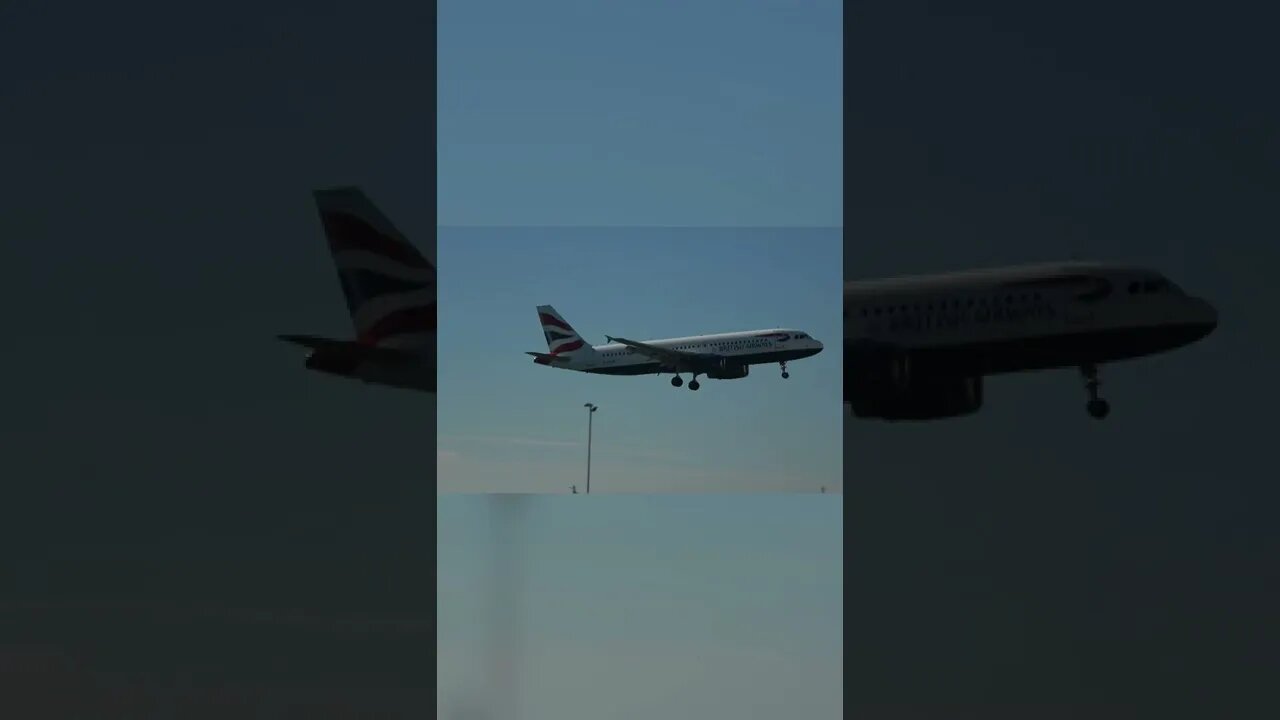 Plane Landing at Rock of Gibraltar