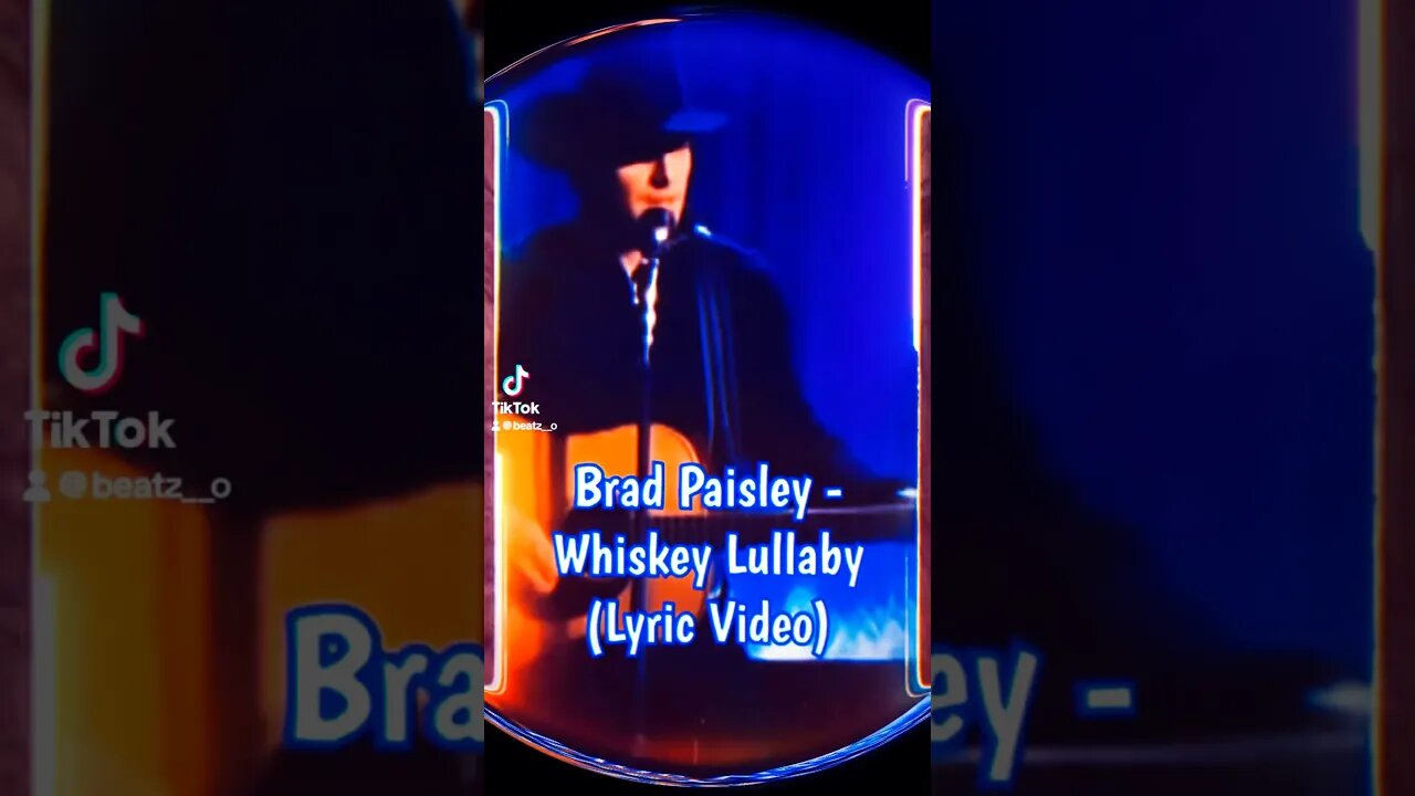 Brad Paisley - Whiskey Lullaby #tiktok #countrymusic #shorts