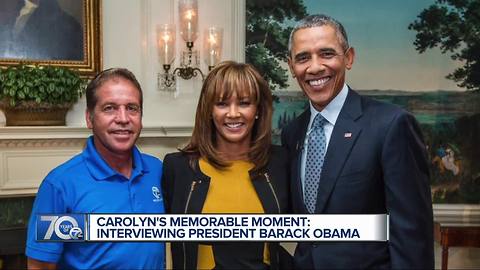 70 Years of 7: Carolyn Clifford looks back on interviewing President Obama