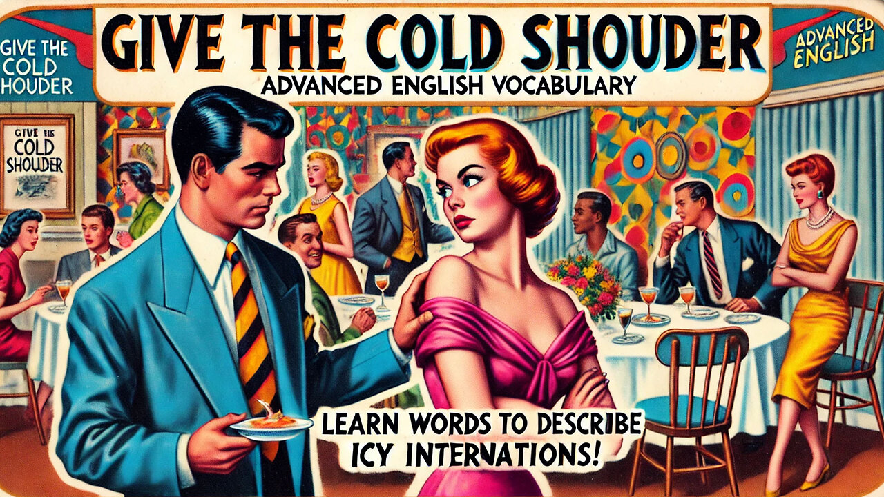 Vocabulary and Pronunciation "THE COLD SHOULDER" Advanced English