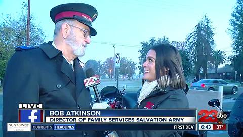 Set-up for 34th Annual Toy Run at Beach Park underway