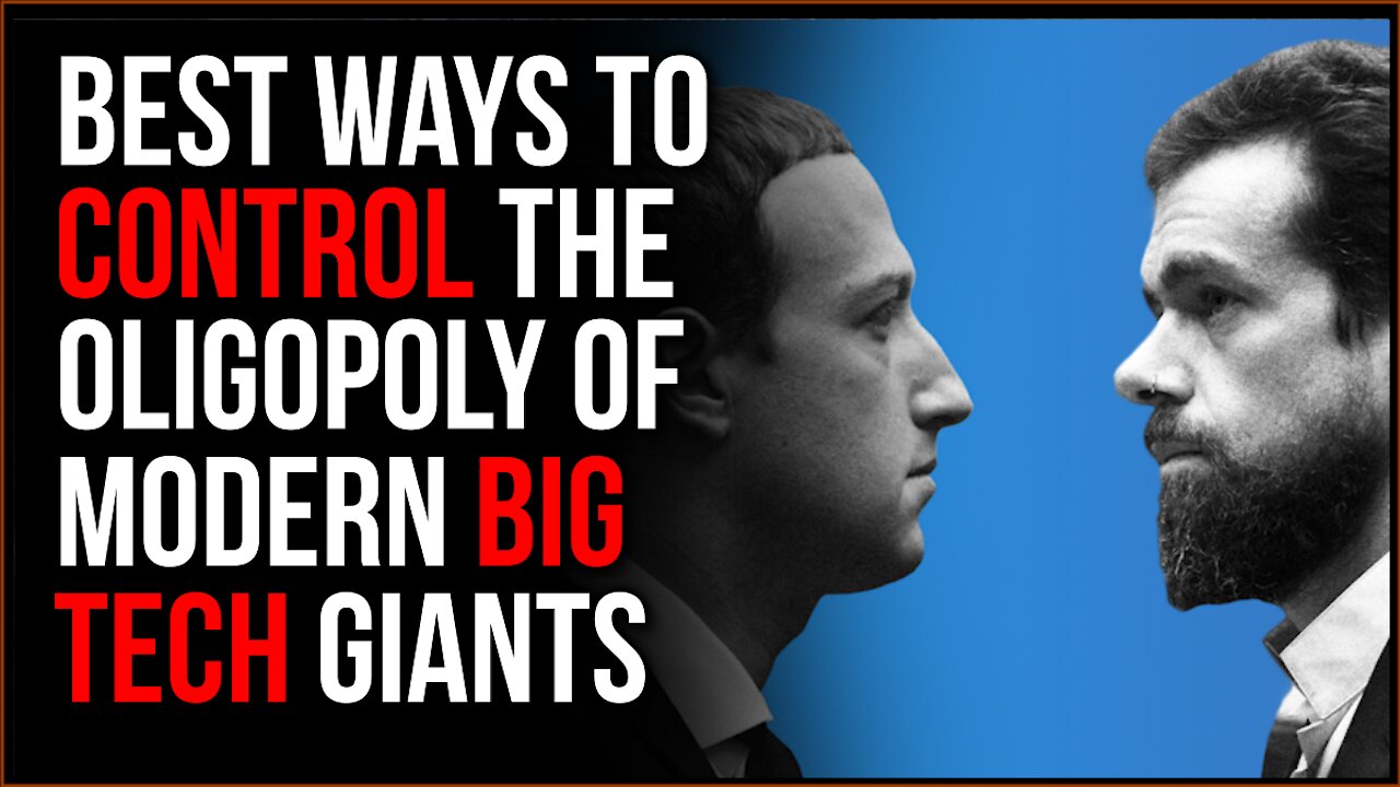 Charlie Kirk & Will Chamberlain Discuss The Best Ways To Stop Big Tech's Grip On Cultural Dialogue