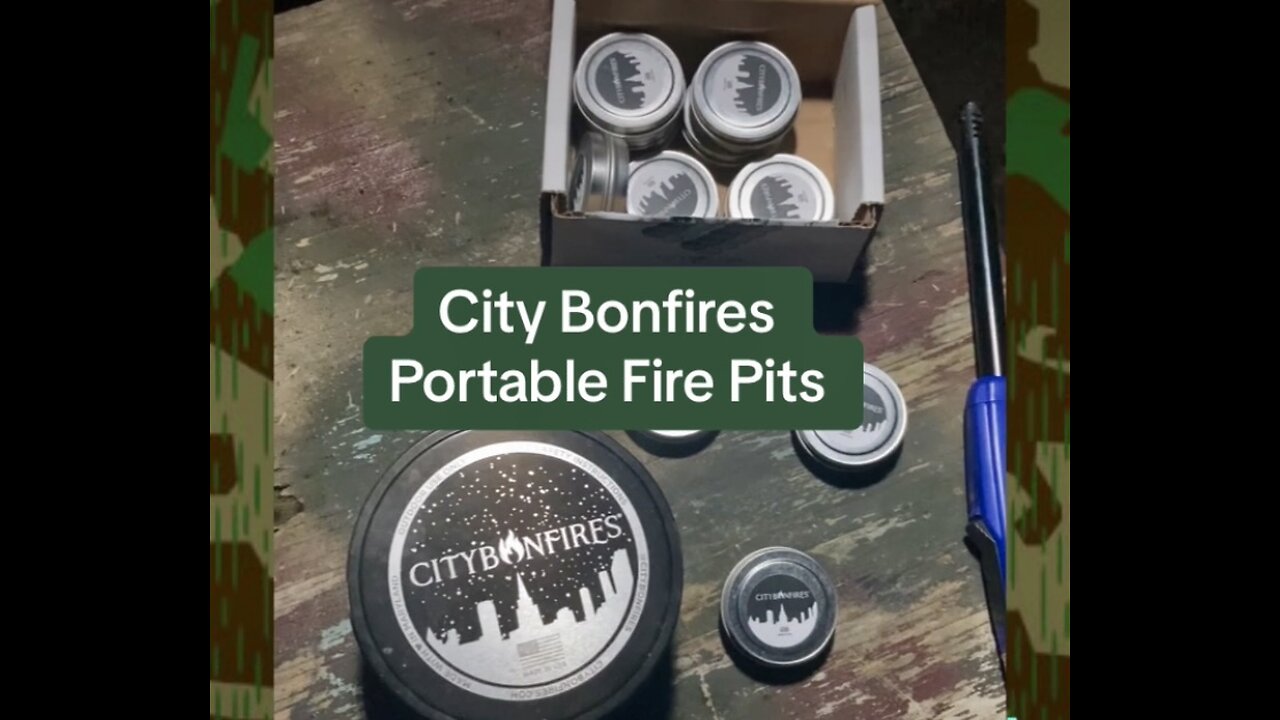 City Bonfires Portable Fire Kits Full Size and Mini Size