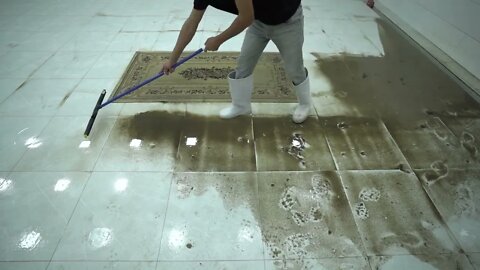 Unbelievable dirty carpet cleaning | ASMR rug washing that makes you relax