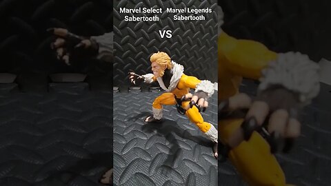 Marvel Select Sabertooth VS Marvel Legends Sabertooth #xmen #sabertooth #marvelselect #marvellegends