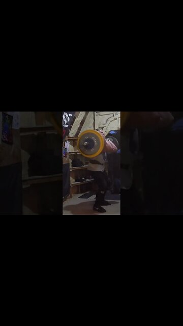 165 kg / 365 lb - Front Squat - Weightlifting Training