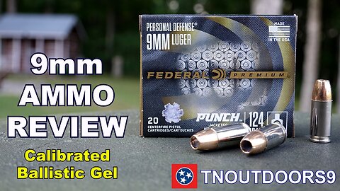 9mm Federal PUNCH 124 gr JHP in Calibrated Gel