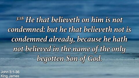 Wednesday Evening, March 15th - He That Believeth On Him Is Not Condemned