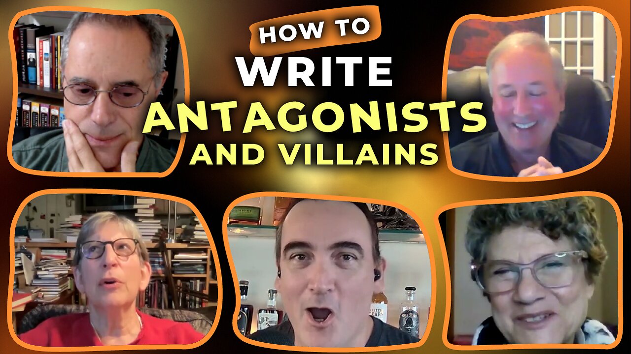 Crafting compelling antagonists and characters smarter than you | Open Bar author panel