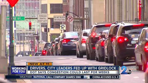 Drivers, city leaders fed up with gridlock