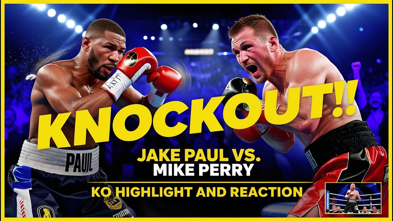 Jake Paul Vs. Mike Perry Results: KO Highlight And Reaction