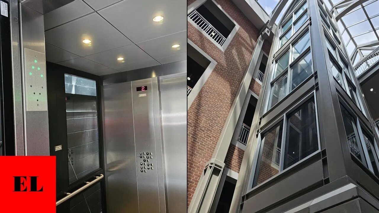 Awesome Scenic Thyssenkrupp Hydraulic Elevator - UT Haslam College of Business (Knoxville, TN)