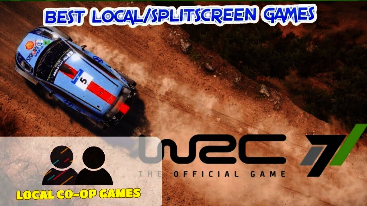 How to Play Splitscreen Multiplayer on WRC 7 [Gameplay]