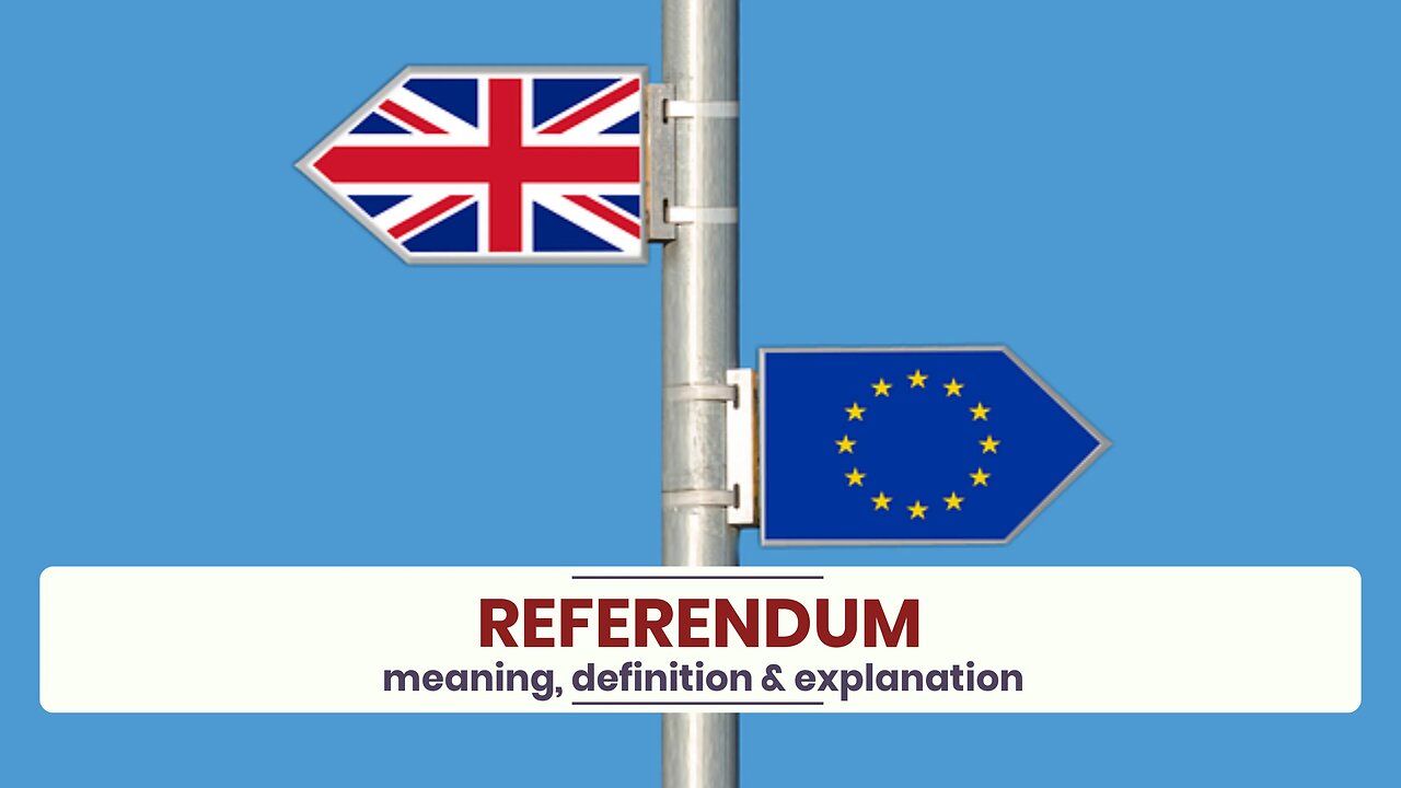 What is REFERENDUM?