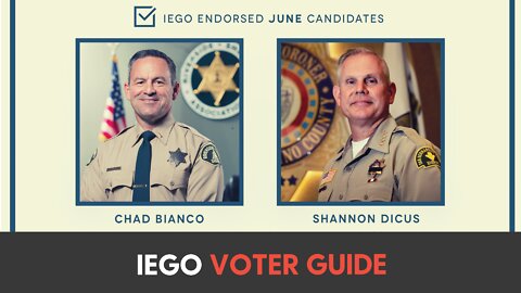 Inland Empire Gun Owners November 2022 Endorsed Candidates