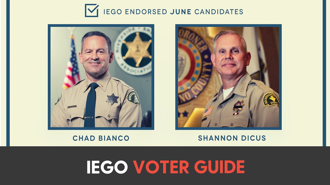 Inland Empire Gun Owners November 2022 Endorsed Candidates