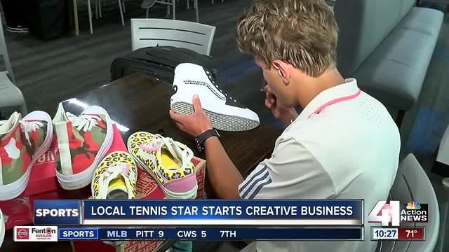 Local tennis star starts shoe business