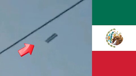 Sighting of two stick-shaped UFOs on top of utility poles in Puebla, Mexico on April 24 2021 [Space]