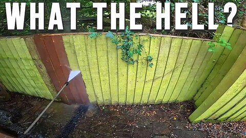 Greenest Fence I've EVER Cleaned - & Patio RIP OFF?