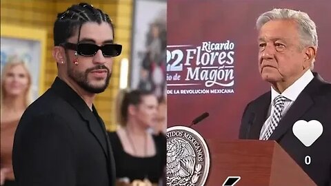 presidente de México se le arrodilla a bad bunny le pide concierto en México