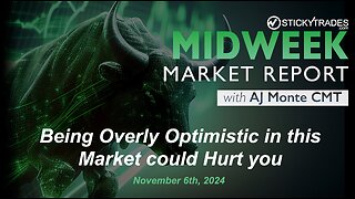 Being Overly Optimistic in they Market could Hurt You - Midweek Market Report with AJ Monte CMT