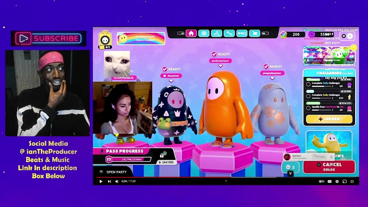 reacting to Kani Rosi FANUM JOINED MY STREAM