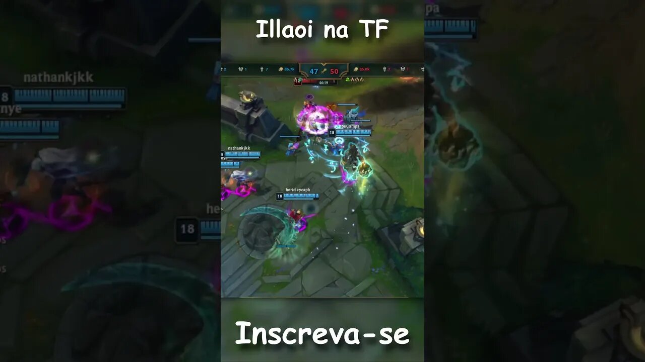 Bronze de jogando de ILLAOI na TF!!! #shorts #short #lol